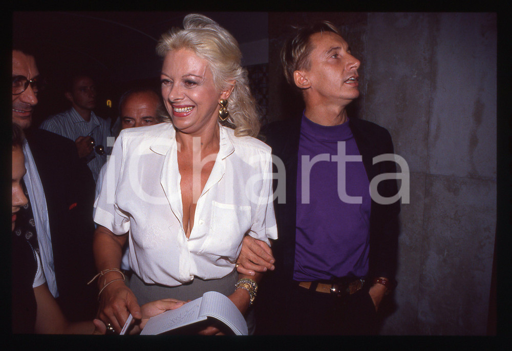 Fotografia d epoca originale Sandra MILO Gianni DEI Mostra del Cinema di VENEZIA 1990 35mm vintage slide 16 1