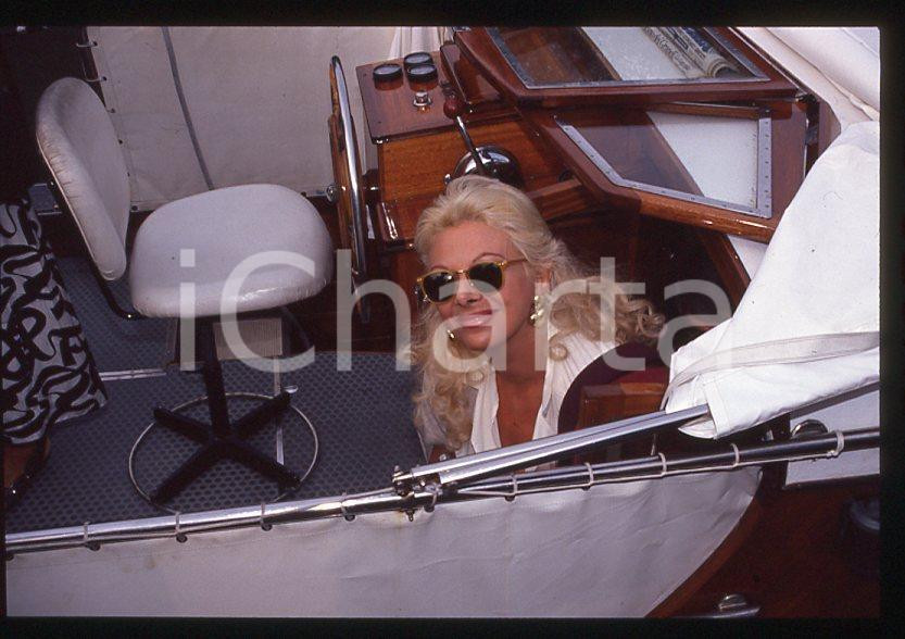 Fotografia d epoca originale Sandra MILO Mostra del Cinema di VENEZIA 1990 35mm vintage slide 18 1