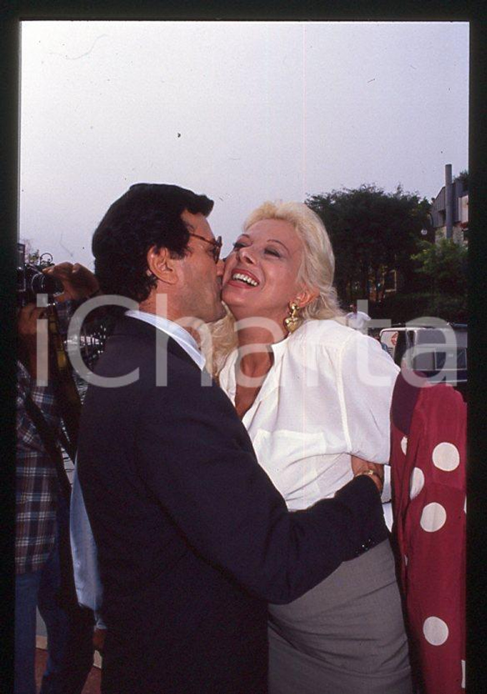 Fotografia d epoca originale Sandra MILO Mostra del Cinema di VENEZIA 1990 35mm vintage slide 19 1