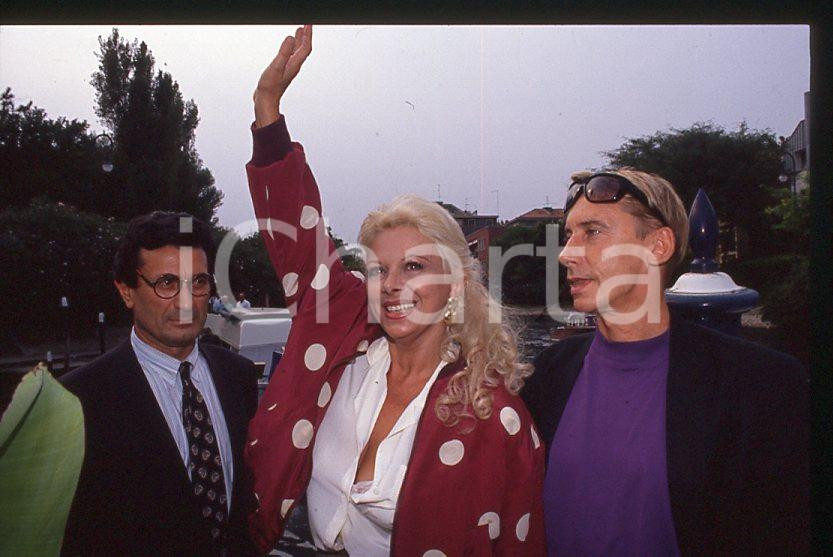 Fotografia d epoca originale Sandra MILO Gianni DEI Mostra del Cinema di VENEZIA 1990 35mm vintage slide 24 1