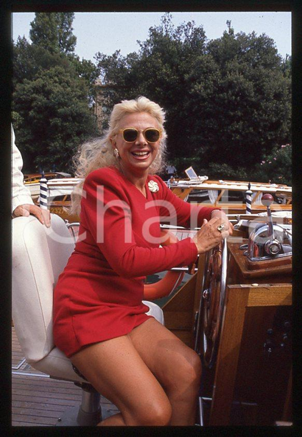 Fotografia d epoca originale Sandra MILO al Lido  Mostra del Cinema di VENEZIA 1990 35mm vintage slide 48 1