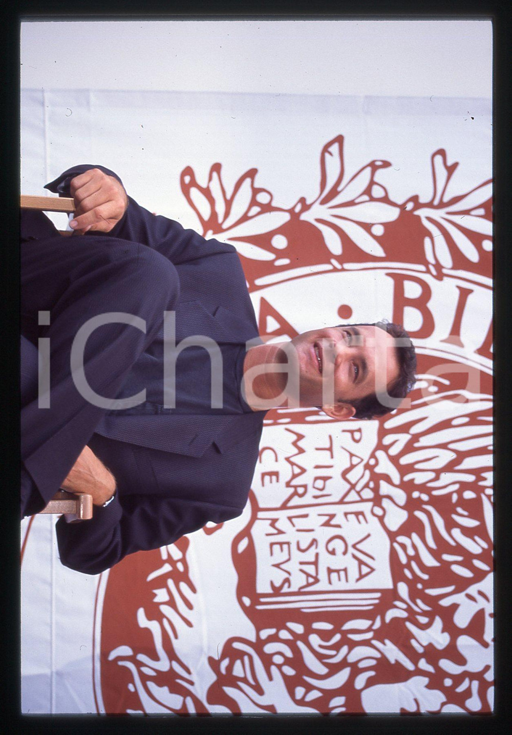 Fotografia d epoca originale Tom HANKS  FESTIVAL CINEMA VENEZIA 1994 35 mm vintage slide 5 1