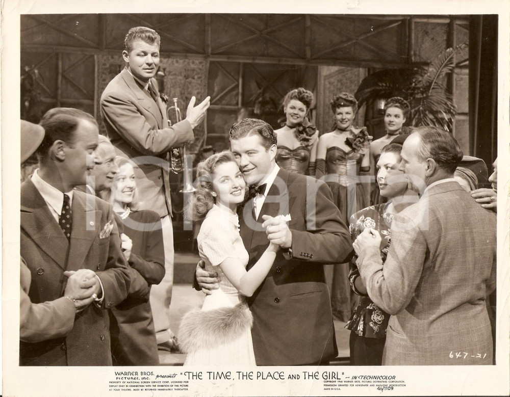 Fotografia d epoca originale 1946 THE TIME, THE PLACE AND THE GIRL Dennis MORGAN Martha VICKERS  Foto 1