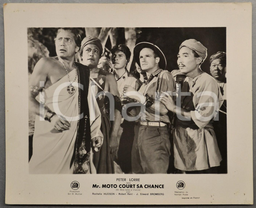 1938 CINEMA Film "Mr. Moto court sa chance" Chick CHANDLER - Photo (2) Fotografia d'epoca.CONDIZIONI: POOR (fori angolari e marginali) FORMATO: 30x24 cm      originale e autentica 1