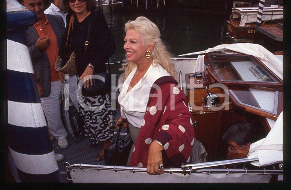 Fotografia d epoca originale Sandra MILO Mostra del Cinema di VENEZIA 1990 35mm vintage slide 22 1