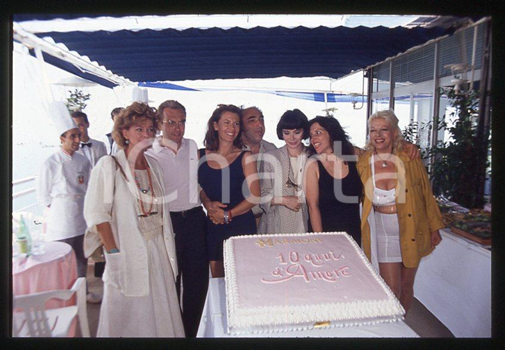 Fotografia d epoca originale Enrica BONACCORTI Daniela POGGI  10 anni di HARMONY 1991 35mm vintage slide 1