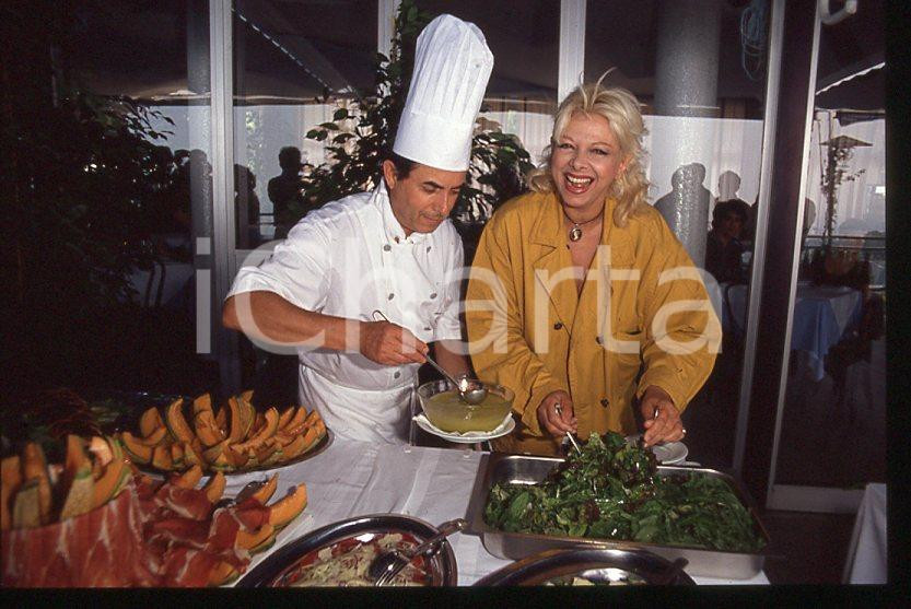 Fotografia d epoca originale Sandra MILO  10 anni di HARMONY 1991 35mm vintage slide 7 1
