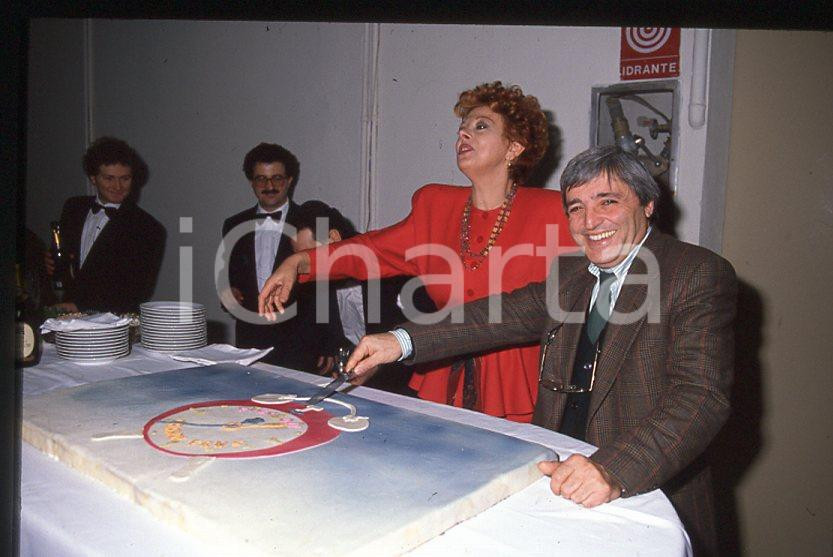 Fotografia d epoca originale Sandra MILO Giuliano NICASTRO Piccoli e grandi fans 1988 35mm vintage slide 1 1