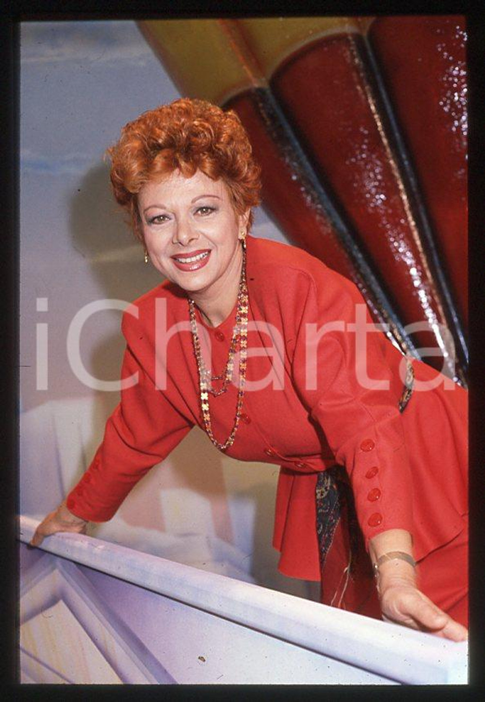 Fotografia d epoca originale Sandra MILO Piccoli e grandi fans 1988 35mm vintage slide 4 1