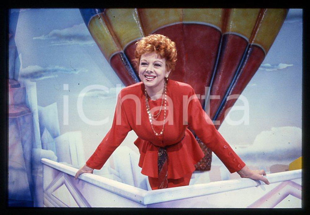 Fotografia d epoca originale Sandra MILO Piccoli e grandi fans 1988 35mm vintage slide 24 1