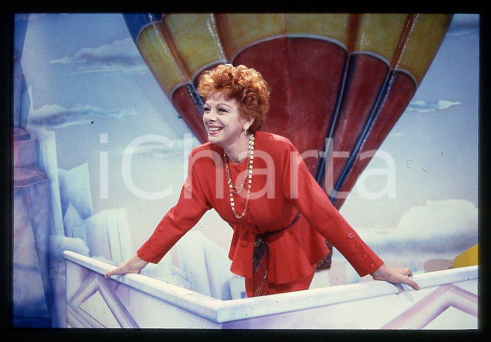 Fotografia d epoca originale Sandra MILO Piccoli e grandi fans 1988 35mm vintage slide 23 1