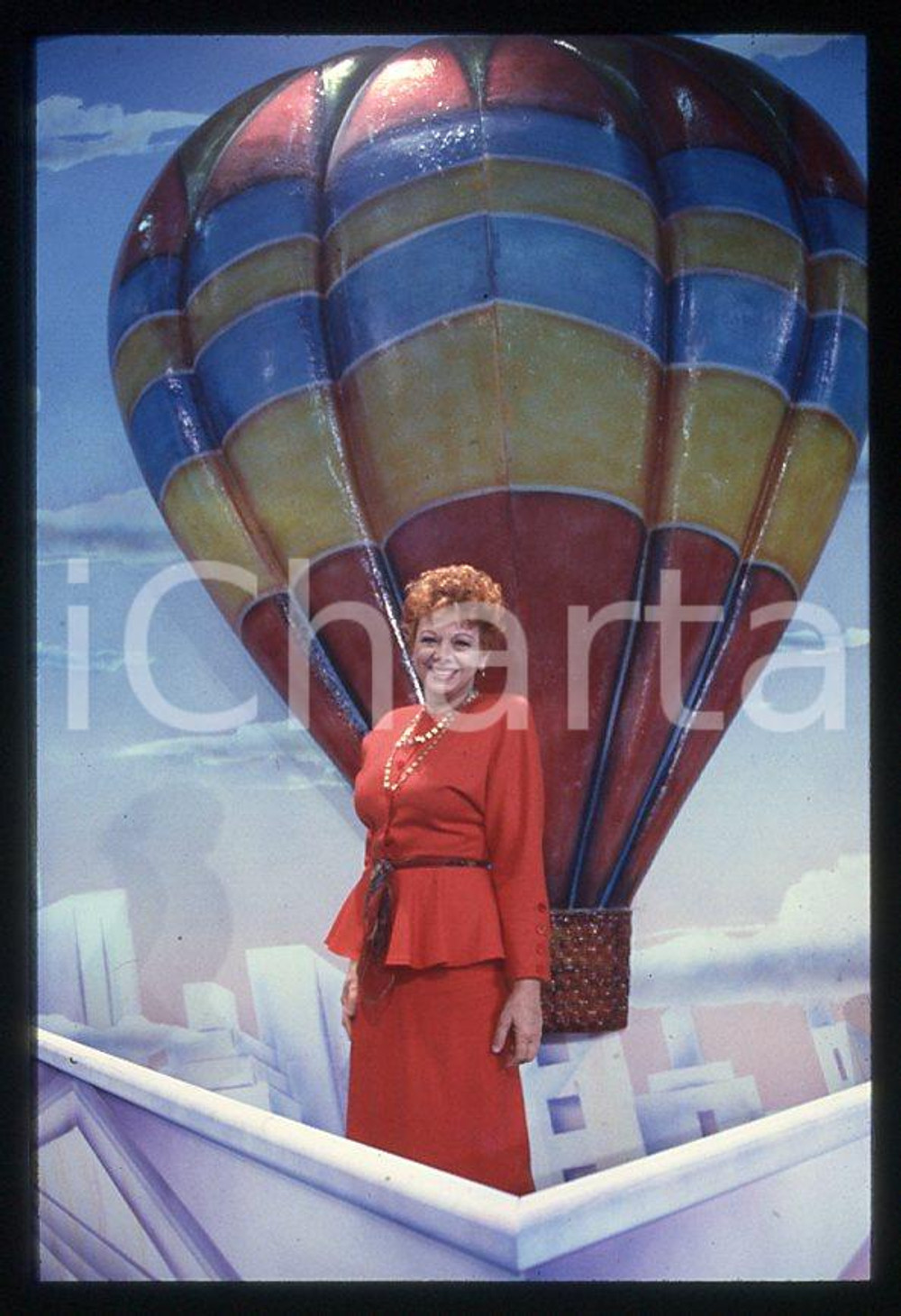 Fotografia d epoca originale Sandra MILO Piccoli e grandi fans 1988 35mm vintage slide 22 1