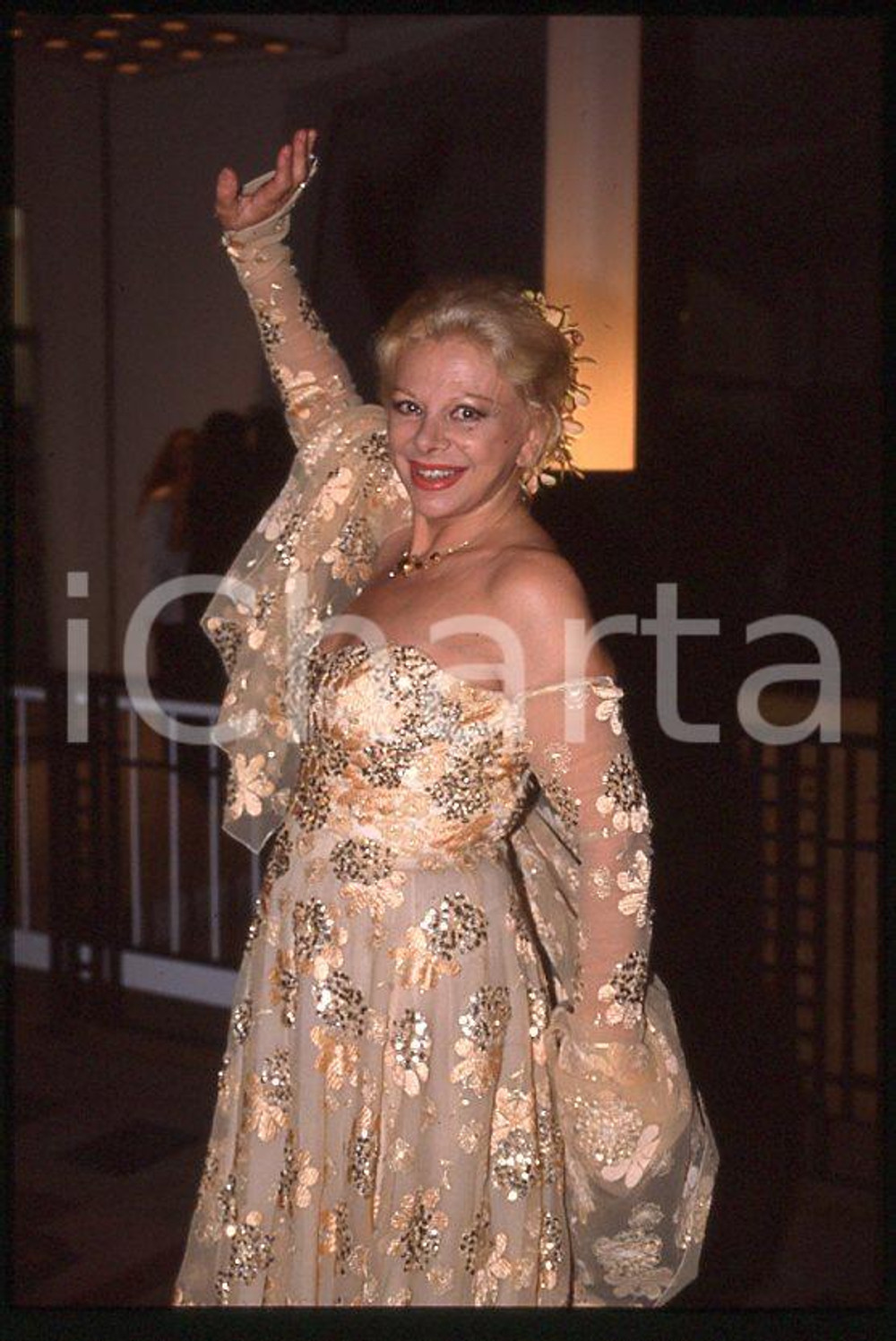 Fotografia d epoca originale Sandra MILO a Venezia 1990 ca 35mm vintage slide 1 1