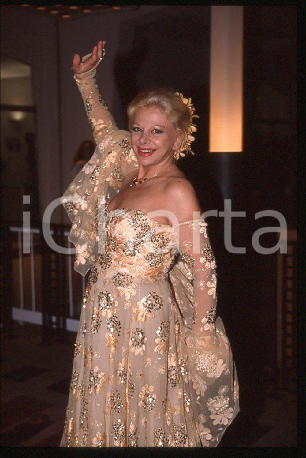 Fotografia d epoca originale Sandra MILO a Venezia 1990 ca 35mm vintage slide 5 1