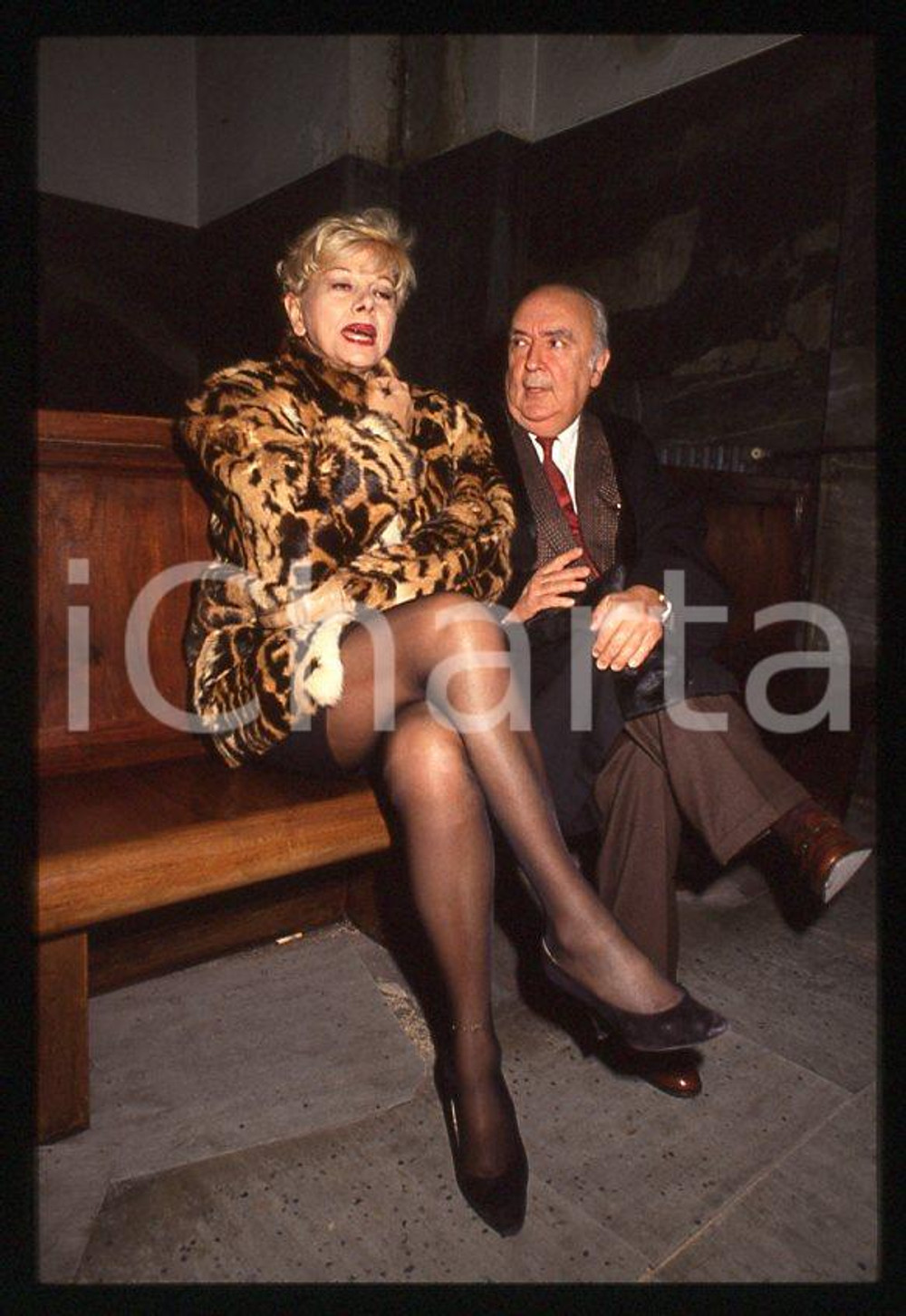 Fotografia d epoca originale Sandra MILO Armando CILLARIO Tribunale di MILANO 1995 ca 35mm vintage slide 4 1