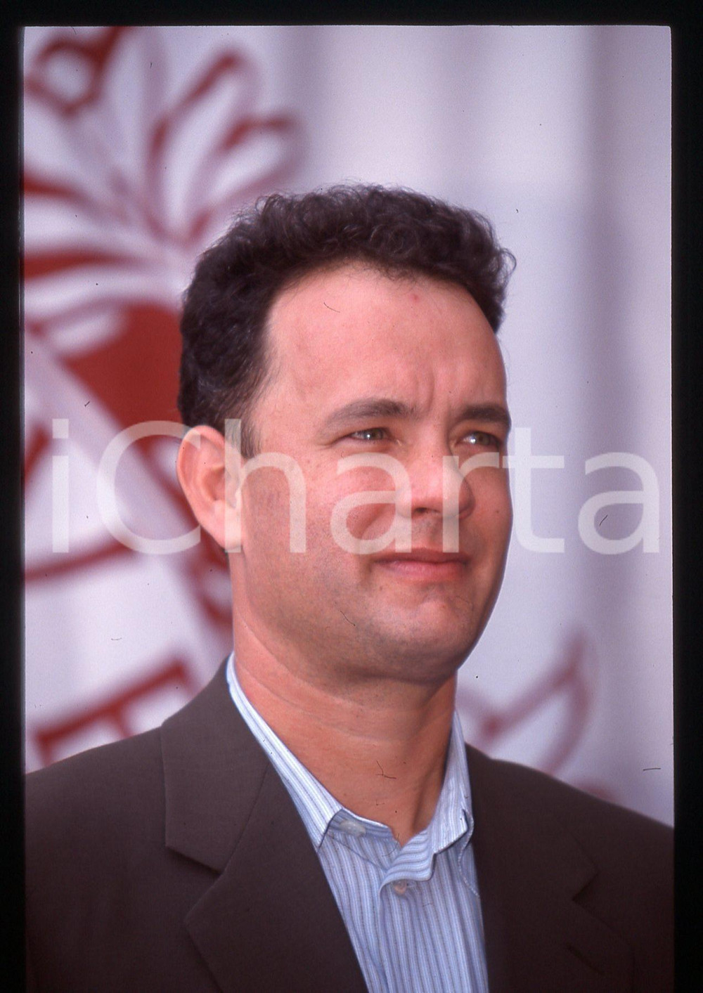 Fotografia d epoca originale Tom HANKS  FESTIVAL CINEMA VENEZIA 1998 35 mm vintage slide 1