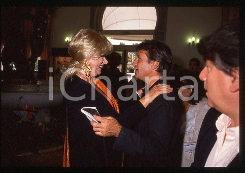 Fotografia d epoca originale Sandra MILO Vittorio MEZZOGIORNO  Cinema VENEZIA 1989 35mm vintage slide 2 1