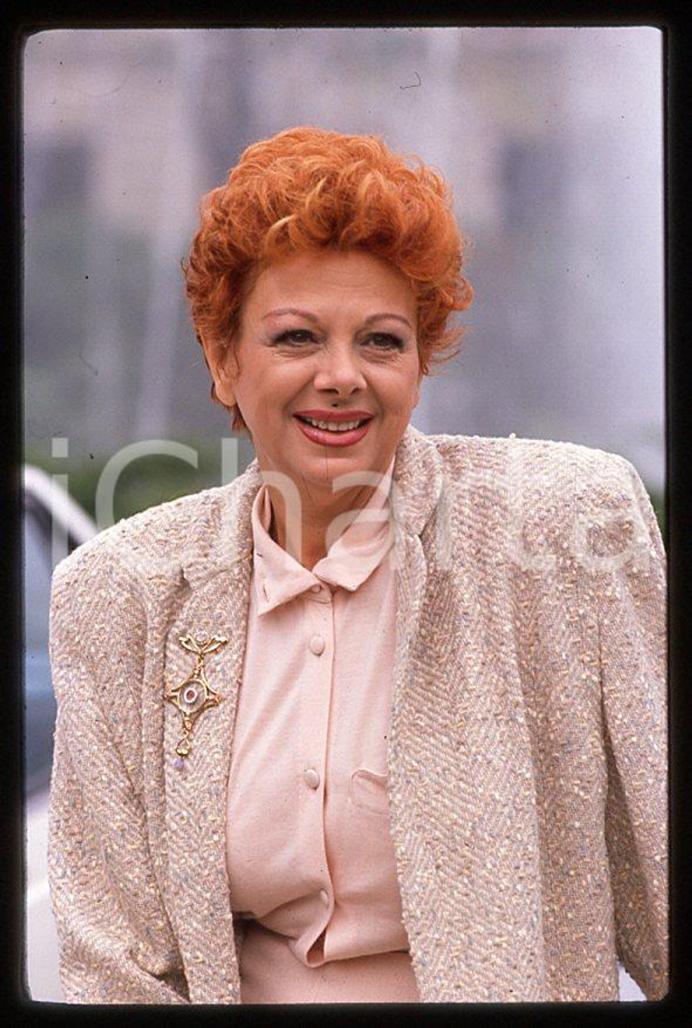 Fotografia d epoca originale Sandra MILO Ritratto 1985 ca 35mm vintage slide 6 1