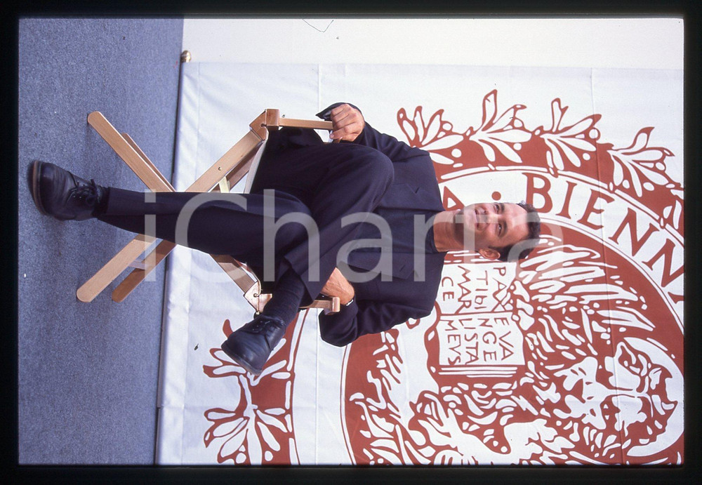 Fotografia d epoca originale Tom HANKS  FESTIVAL CINEMA VENEZIA 1994 35 mm vintage slide 19 1