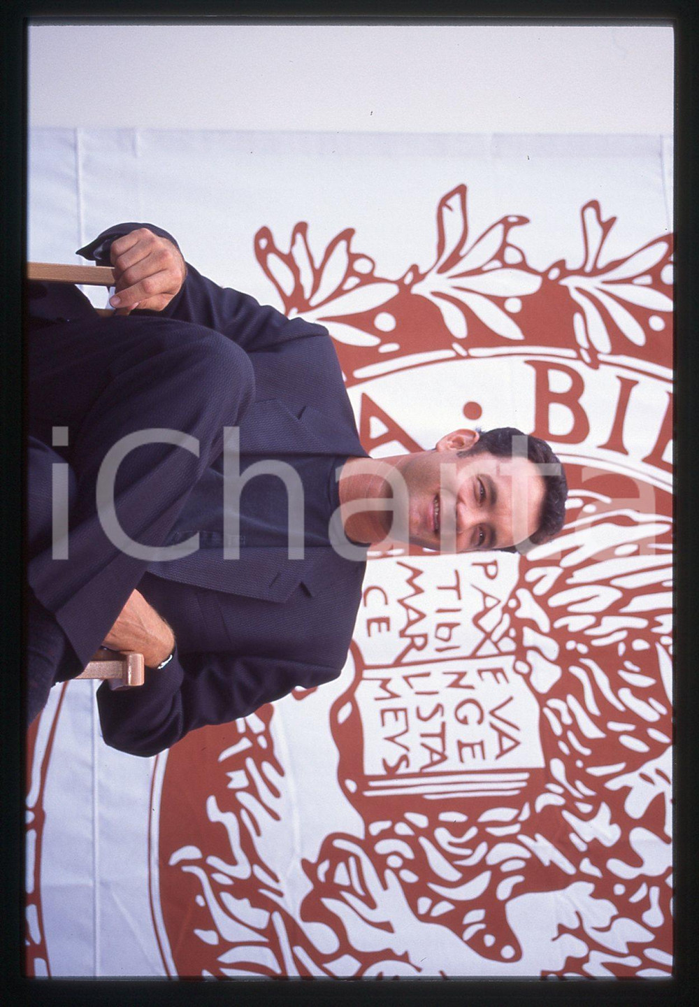 Fotografia d epoca originale Tom HANKS  FESTIVAL CINEMA VENEZIA 1994 35 mm vintage slide 21 1