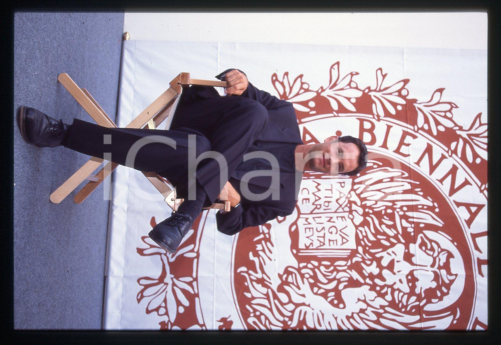 Fotografia d epoca originale Tom HANKS  FESTIVAL CINEMA VENEZIA 1994 35 mm vintage slide 22 1
