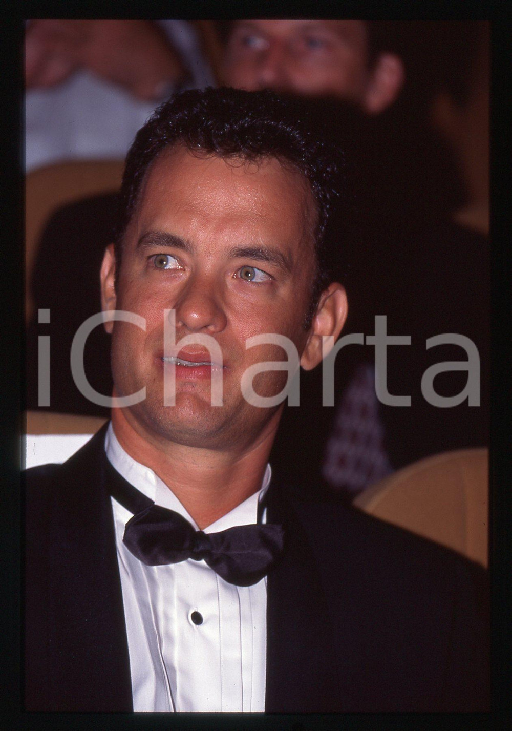Fotografia d epoca originale Tom HANKS  FESTIVAL CINEMA CANNES 1995 ca 35 mm vintage slide 4 1