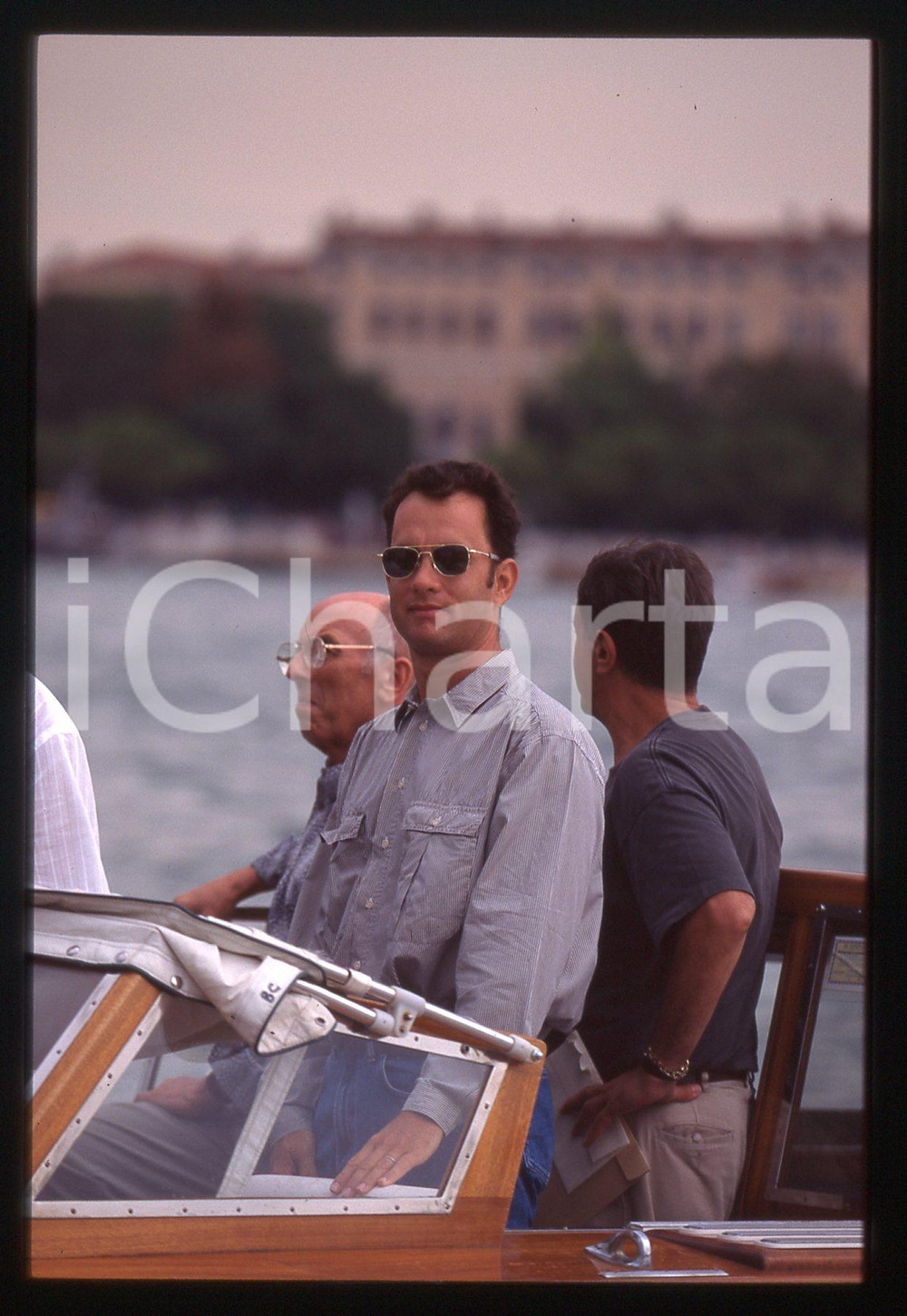 Fotografia d epoca originale Tom HANKS  FESTIVAL CINEMA VENEZIA 1998 35 mm vintage slide 16 1