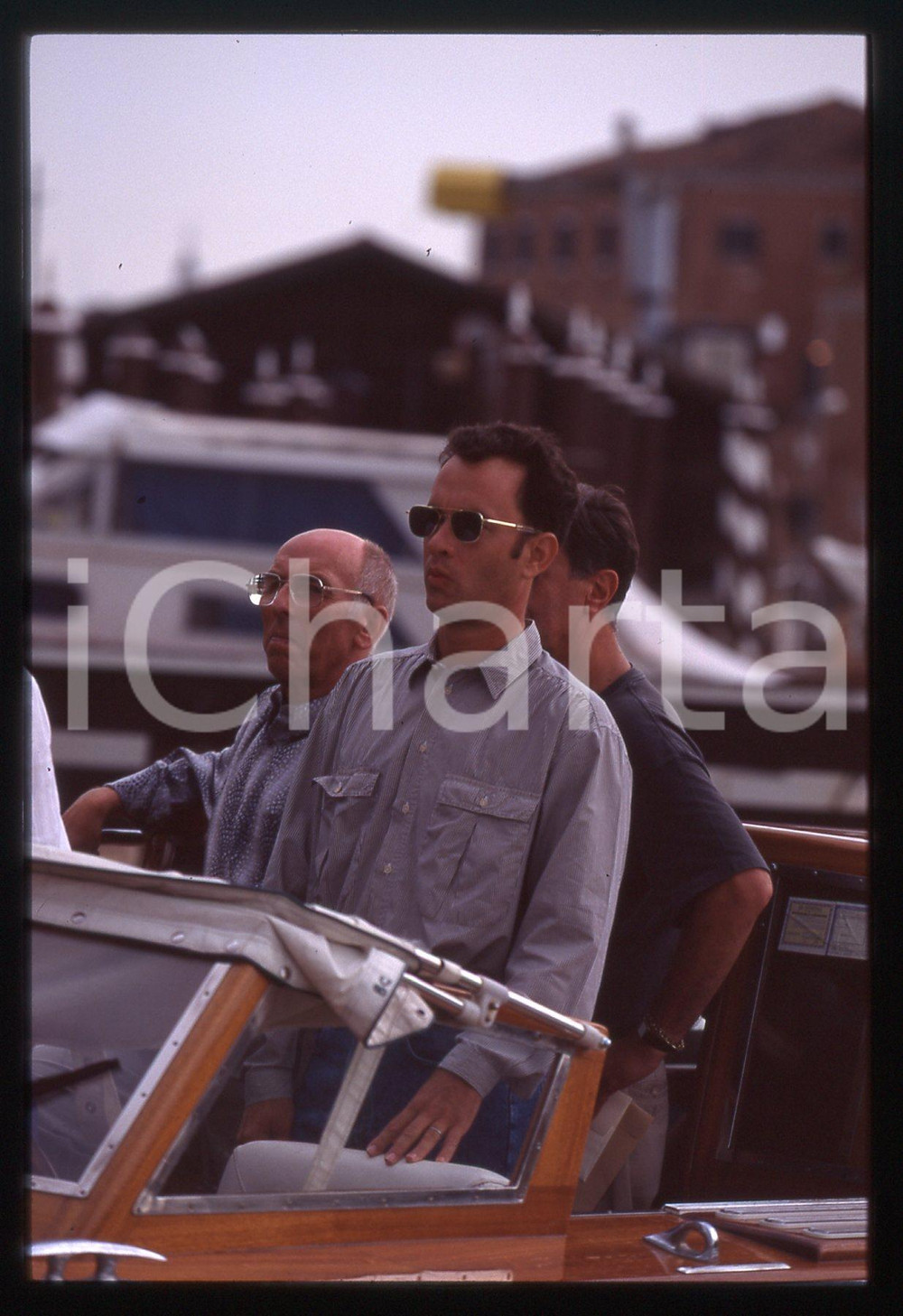 Fotografia d epoca originale Tom HANKS  FESTIVAL CINEMA VENEZIA 1998 35 mm vintage slide 52 1