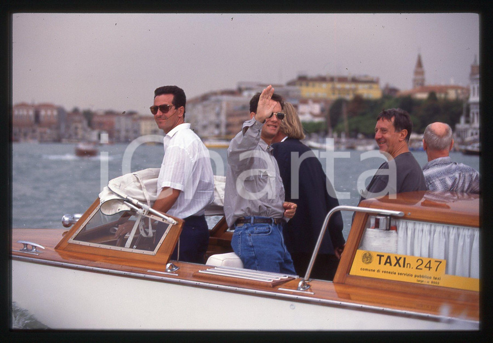 Fotografia d epoca originale Tom HANKS  FESTIVAL CINEMA VENEZIA 1998 35 mm vintage slide 56 1