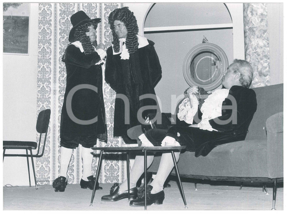 Fotografia d epoca originale 1975 TEATRO GRUPPO PALCOSCENICO Saronno  Ornifle  Foto di scena 20 1