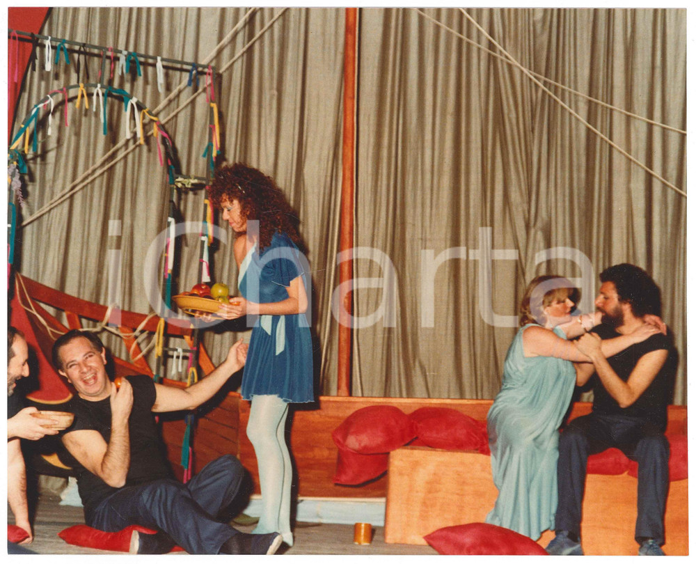 Fotografia d epoca originale 1983/84 TEATRO GRUPPO PALCOSCENICO Saronno  Itaca, Itaca Foto di scena 1 1