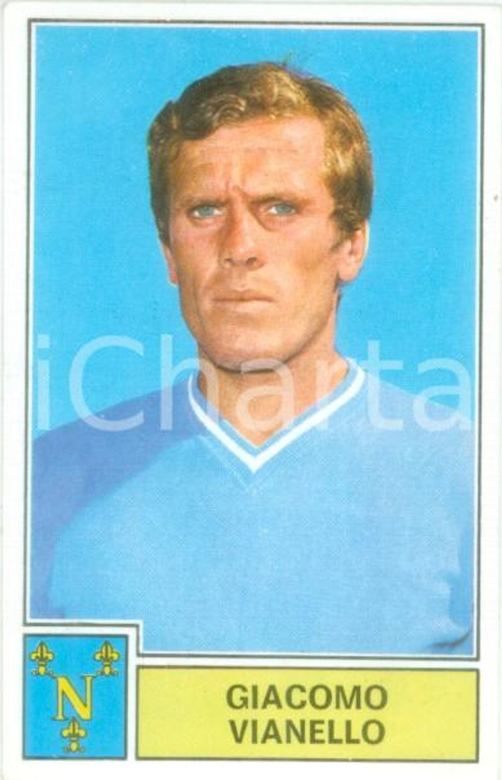 Oggetto da collezione cartaceo PANINI - CALCIATORI 1971 - 1972 Figurina Giacomo VIANELLO Serie A NAPOLI 1