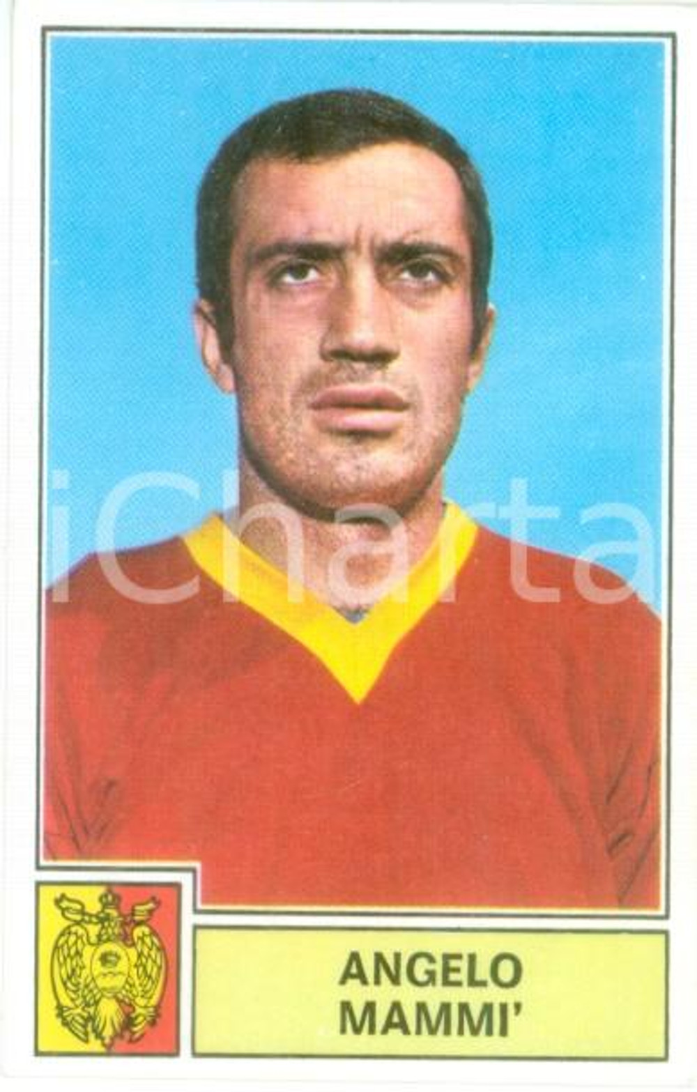 Oggetto da collezione cartaceo PANINI - CALCIATORI 1971 - 1972 Figurina Angelo MAMMI' Serie A CATANZARO 1