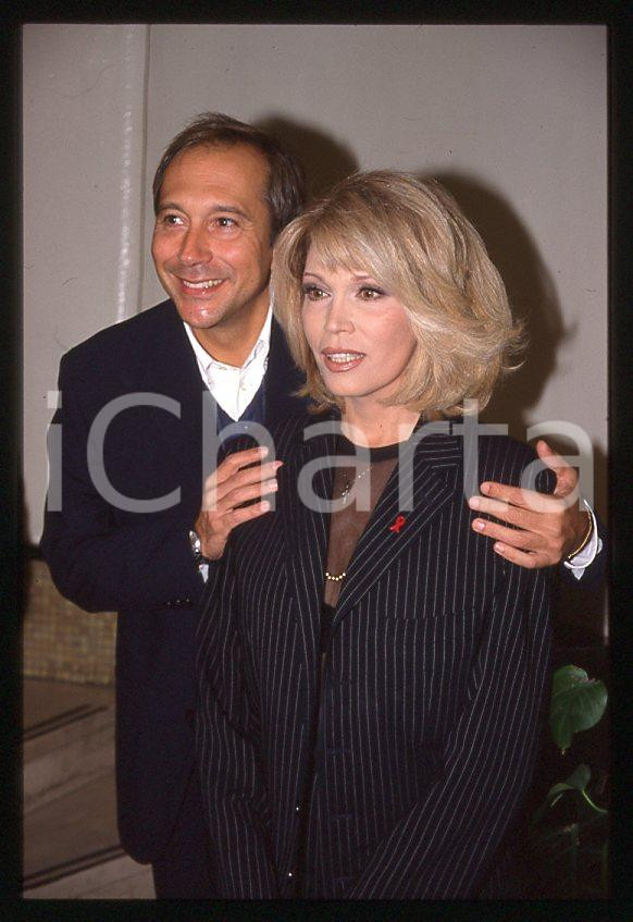 Fotografia d epoca originale Amanda LEAR Marco BALESTRI Il brutto anatroccolo 1998 35 mm vintage slide 2 1