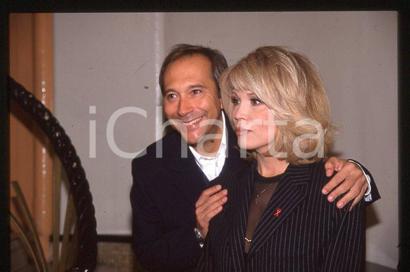 Fotografia d epoca originale Amanda LEAR Marco BALESTRI Il brutto anatroccolo 1998 35 mm vintage slide 1 1