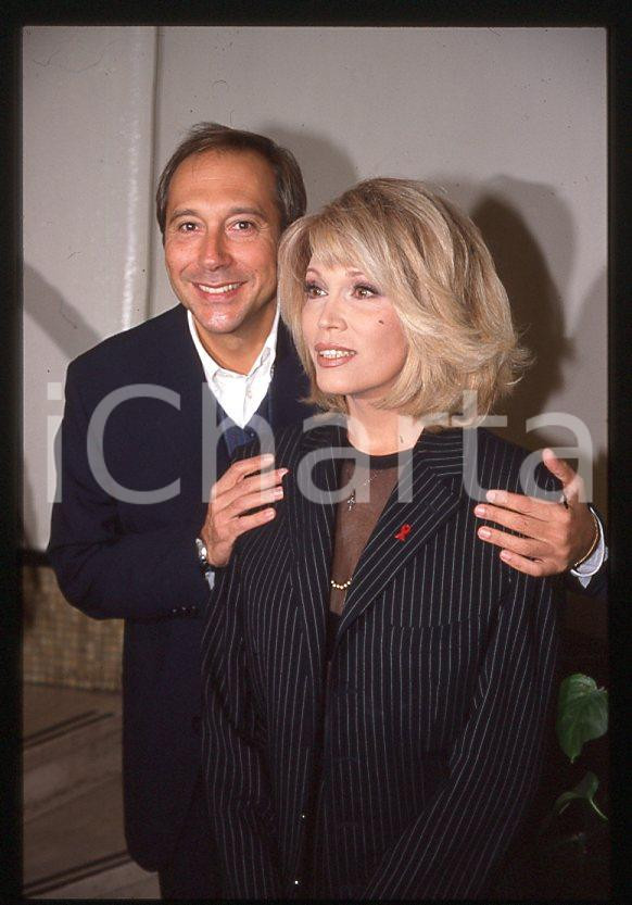 Fotografia d epoca originale Amanda LEAR Marco BALESTRI Il brutto anatroccolo 1998 35 mm vintage slide 6 1
