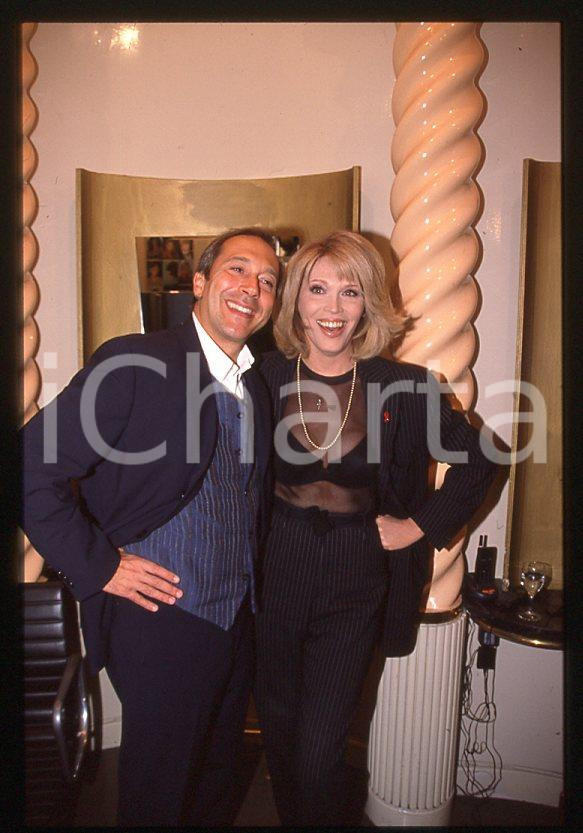 Fotografia d epoca originale Amanda LEAR Marco BALESTRI Il brutto anatroccolo 1998 35 mm vintage slide 5 1
