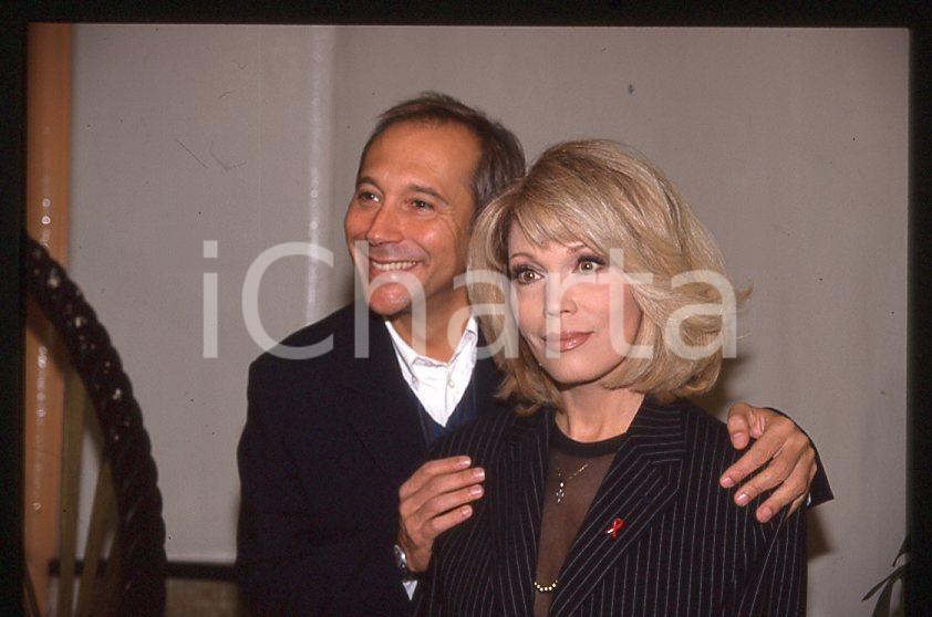 Fotografia d epoca originale Amanda LEAR Marco BALESTRI Il brutto anatroccolo 1998 35 mm vintage slide 10 1