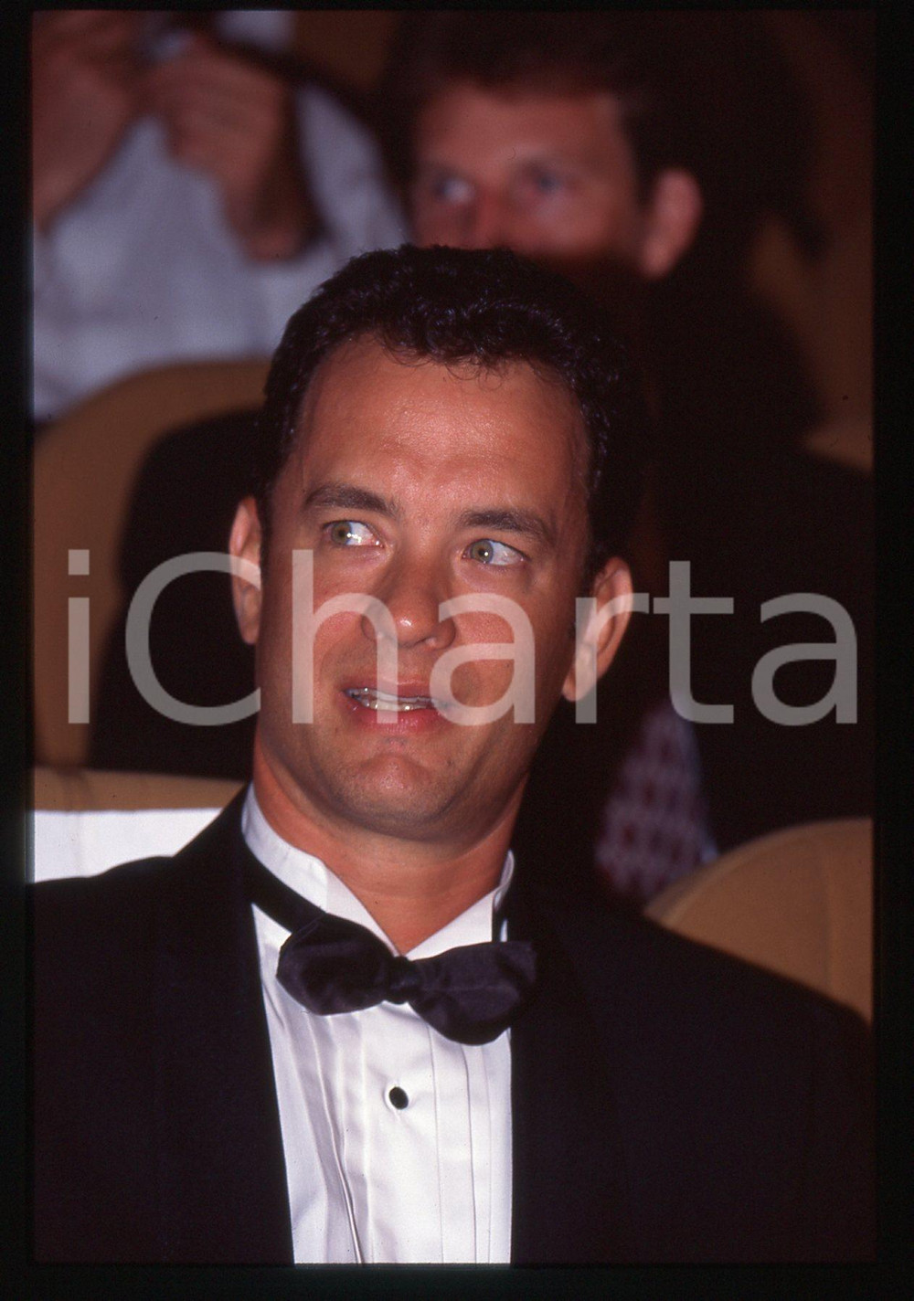 Fotografia d epoca originale Tom HANKS  FESTIVAL CINEMA CANNES 1995 ca 35 mm vintage slide 7 1