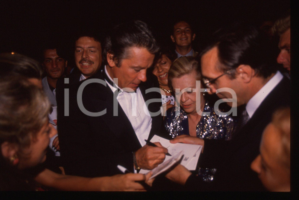 Fotografia d epoca originale Alain DELON  CINEMA 1990 ca 35 mm vintage slide 5 1