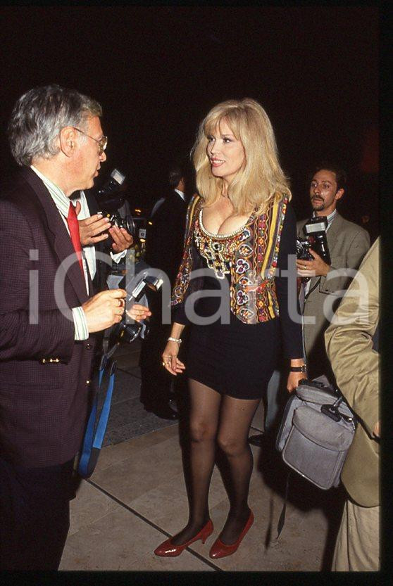 Fotografia d epoca originale Amanda LEAR Pino RIZZO Ritratto 1995 ca  35 mm vintage slide 7 1