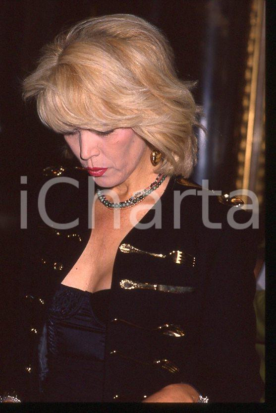 Fotografia d epoca originale Amanda LEAR Ritratto 1995 ca  35 mm vintage slide 15 1