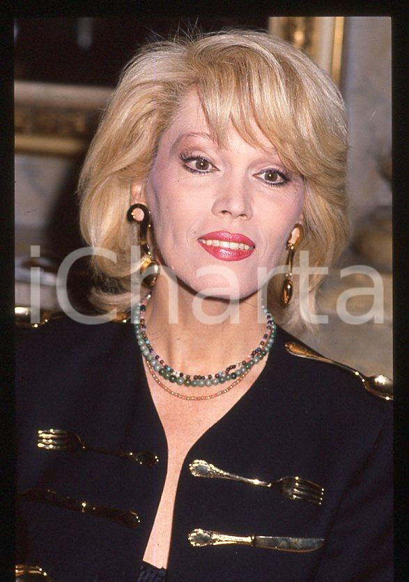 Fotografia d epoca originale Amanda LEAR Ritratto 1995 ca  35 mm vintage slide 22 1