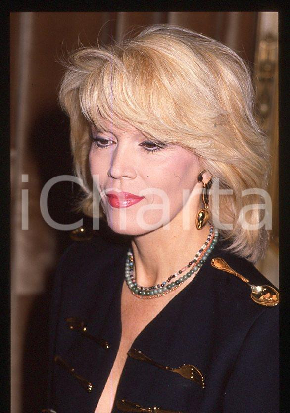 Fotografia d epoca originale Amanda LEAR Ritratto 1995 ca  35 mm vintage slide 25 1