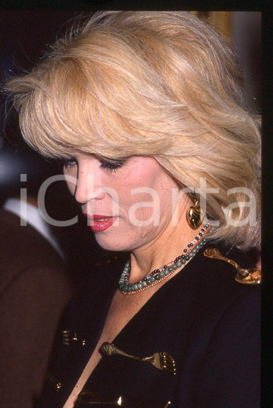 Fotografia d epoca originale Amanda LEAR Ritratto 1995 ca  35 mm vintage slide 30 1