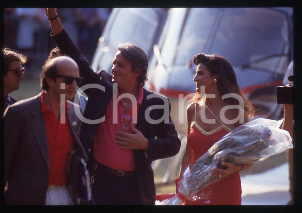 Fotografia d epoca originale Alain DELON  CINEMA 1990 ca 35 mm vintage slide 32 1