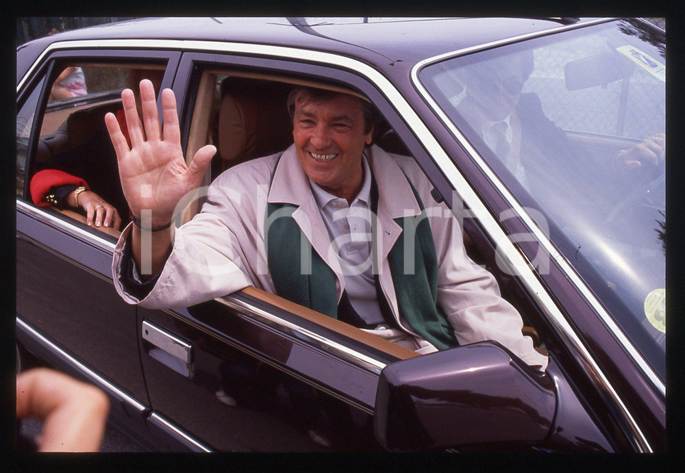 Fotografia d epoca originale Alain DELON  CINEMA 1990 ca 35 mm vintage slide 34 1