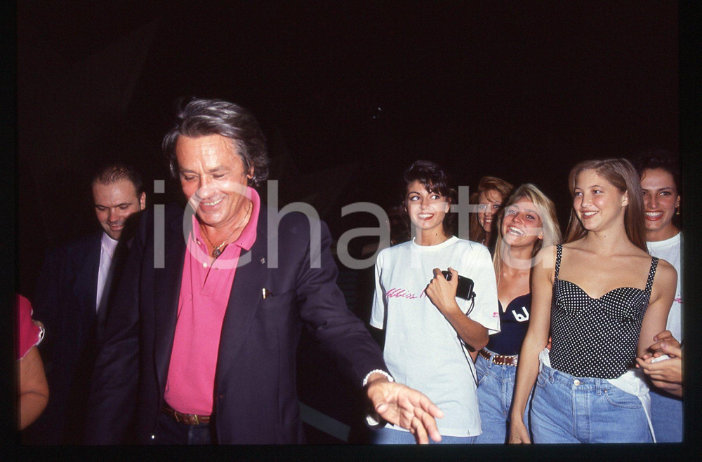 Fotografia d epoca originale Alain DELON  CINEMA 1990 ca 35 mm vintage slide 35 1