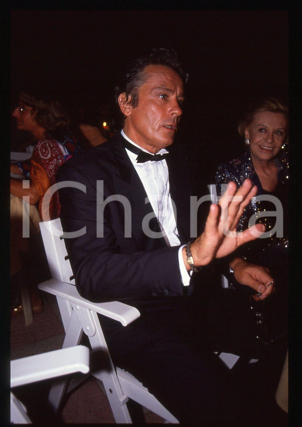 Fotografia d epoca originale Alain DELON  CINEMA 1990 ca 35 mm vintage slide 40 1