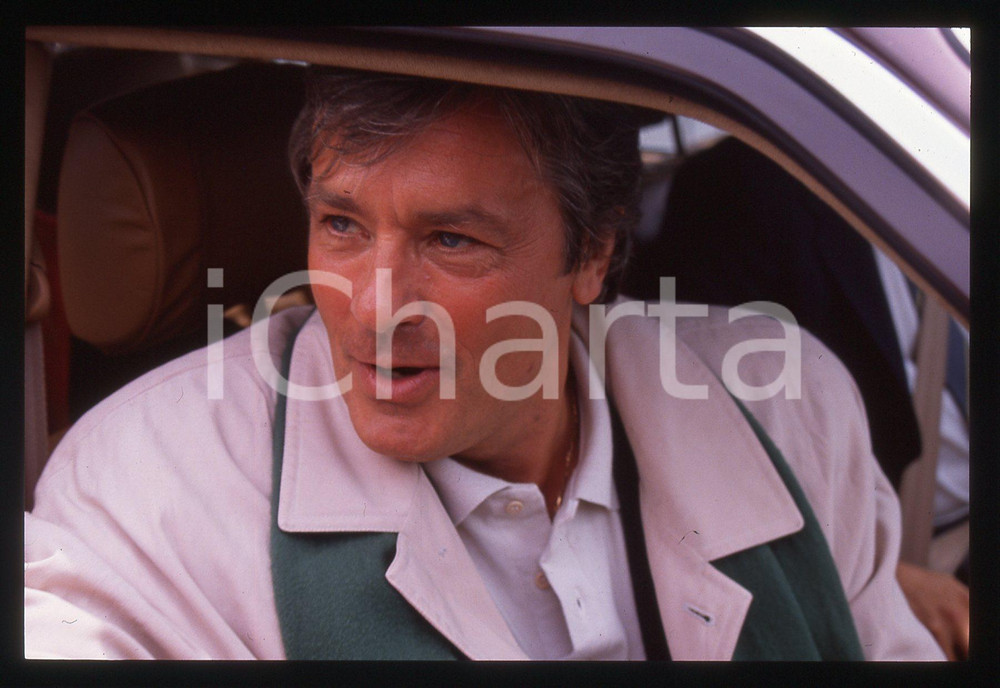 Fotografia d epoca originale Alain DELON  CINEMA 1990 ca 35 mm vintage slide 43 1